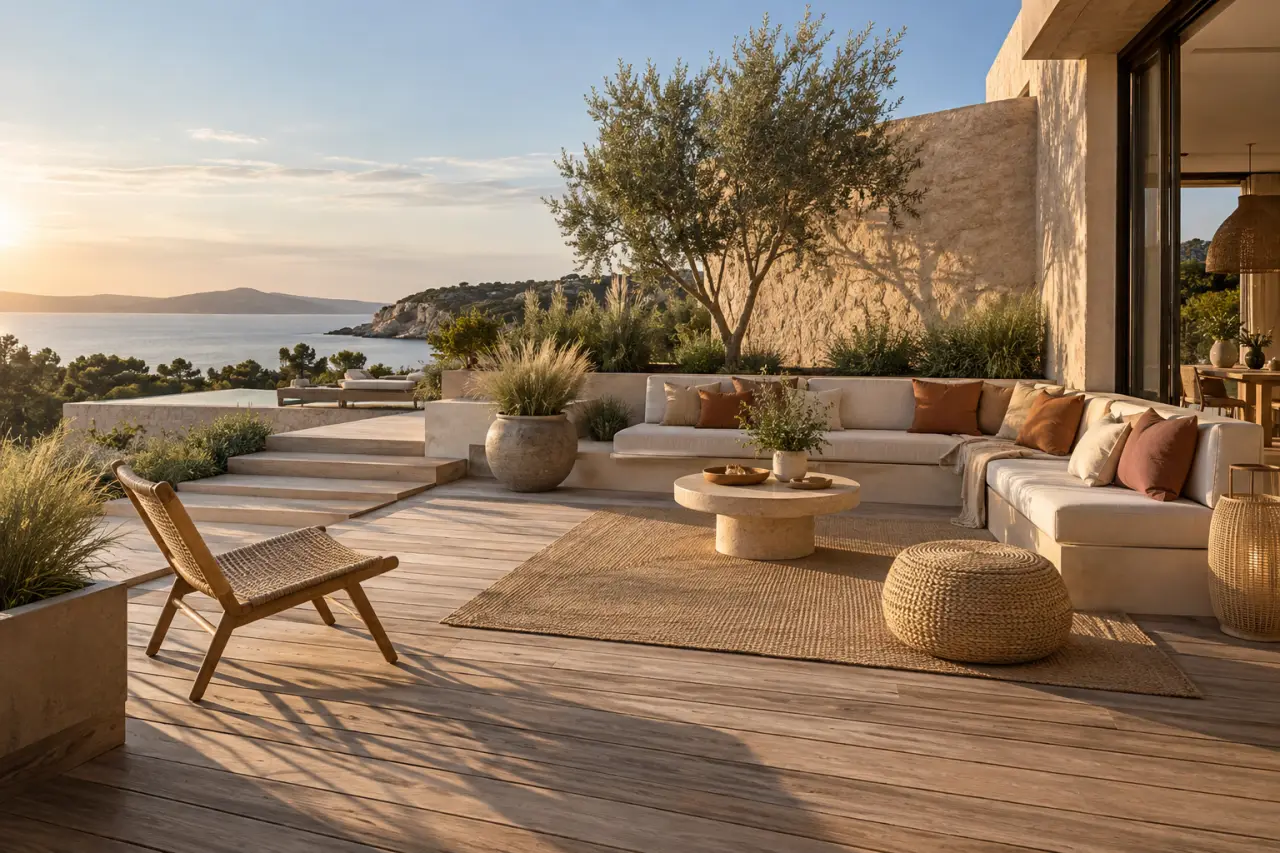 Décoration de terrasse extérieure : donnez du relief sans encombrer l’espace