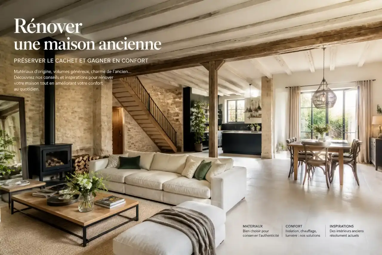 Rénover une maison ancienne : préserver le cachet et gagner en confort